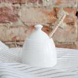 Beehive Honey Pot with Dauber