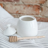 Beehive Honey Pot with Dauber