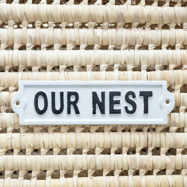 Our Nest Wall Sign