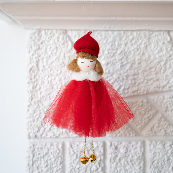 Tulle Dresse and Beret Ornament