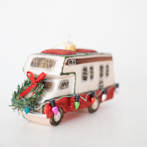 RV Camper with Lights Ornament