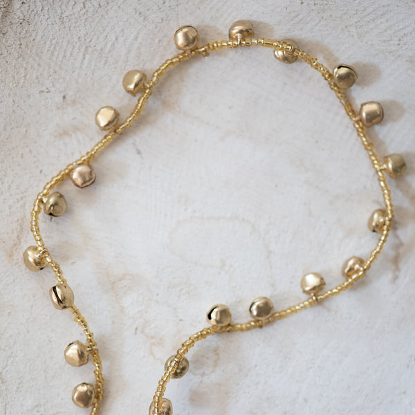 Gold Bells Garland 65"