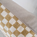 Checkered Lumbar Pillow