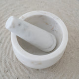 Marble Mortar and Pestle