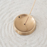 Brass Incense Stand Round