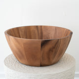 Deep Acacia Salad Bowl