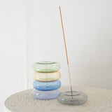 Dimple Glass Incense Holder