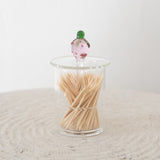 Silver Glass Bead Tassel Ornament