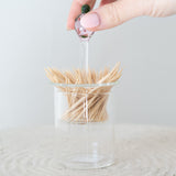 Strawberry Glass Toothpick Holder