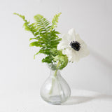 Ribbed Glass Bud Vase