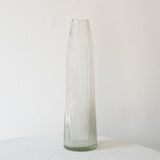 Ribbed Glass Vase