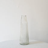 Ribbed Glass Vase
