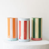 Pipa Striped Vase