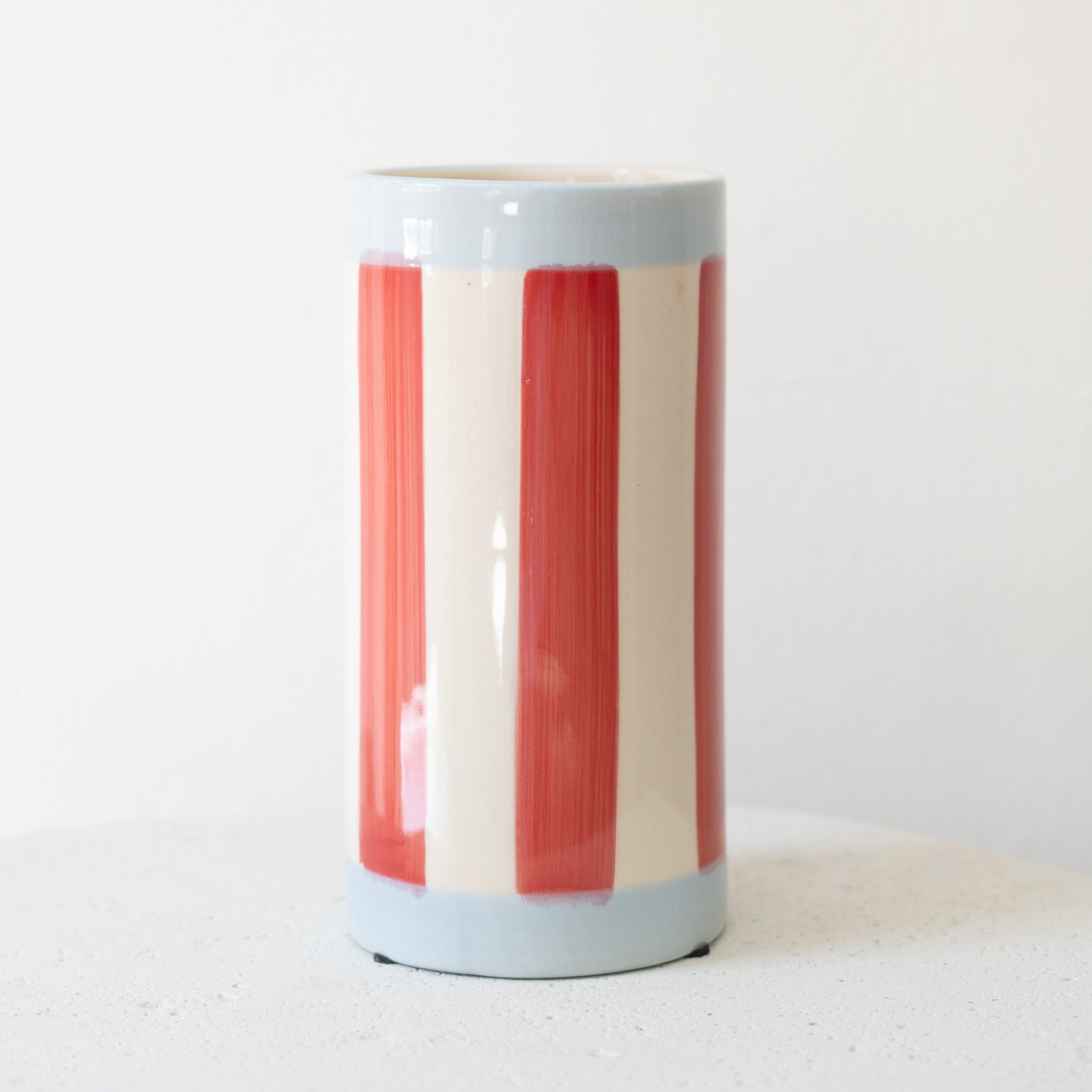 Pipa Striped Vase
