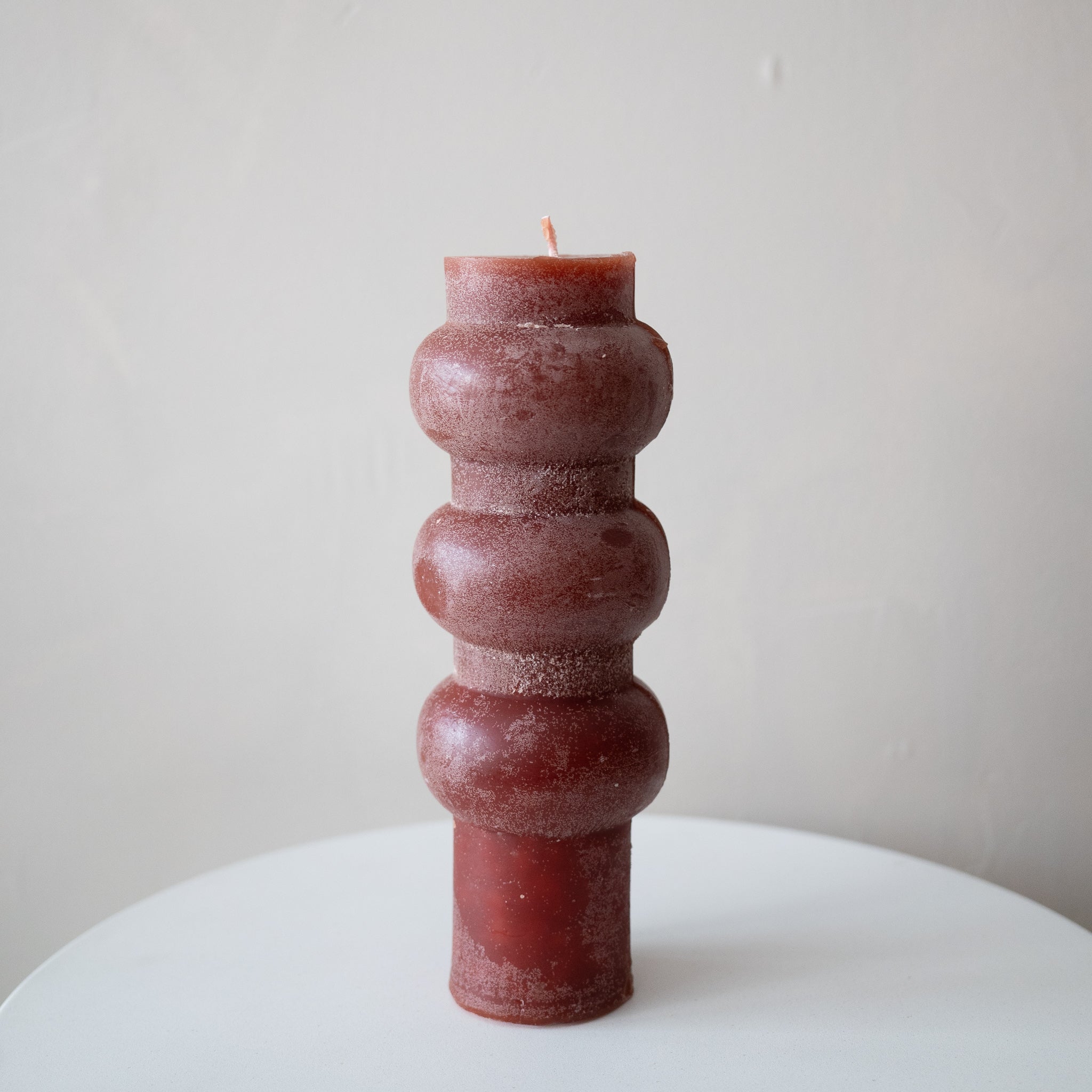 Cabernet Tall Totem Pillar Candle