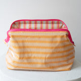 Striped Toiletry Bag