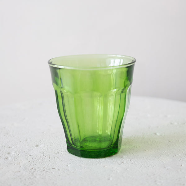 Picardie Glass Tumbler Green