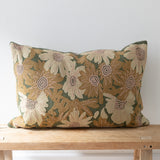 Flower Grove Embroidered Pillow