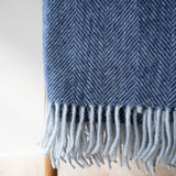 Recycled Wool Blanket Herringbone