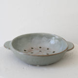 Gray Stoneware Fruit Bowl
