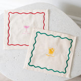 Happy Hour Cocktail Napkins - Set of 4