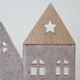 Felt House Table Top Decoration