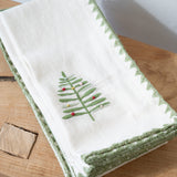 Embroidered Tree Cotton Napkins Set