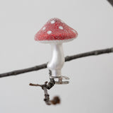 Red Mushroom Clip-On Ornament