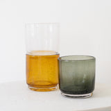 Bubbled Glass Tumblers