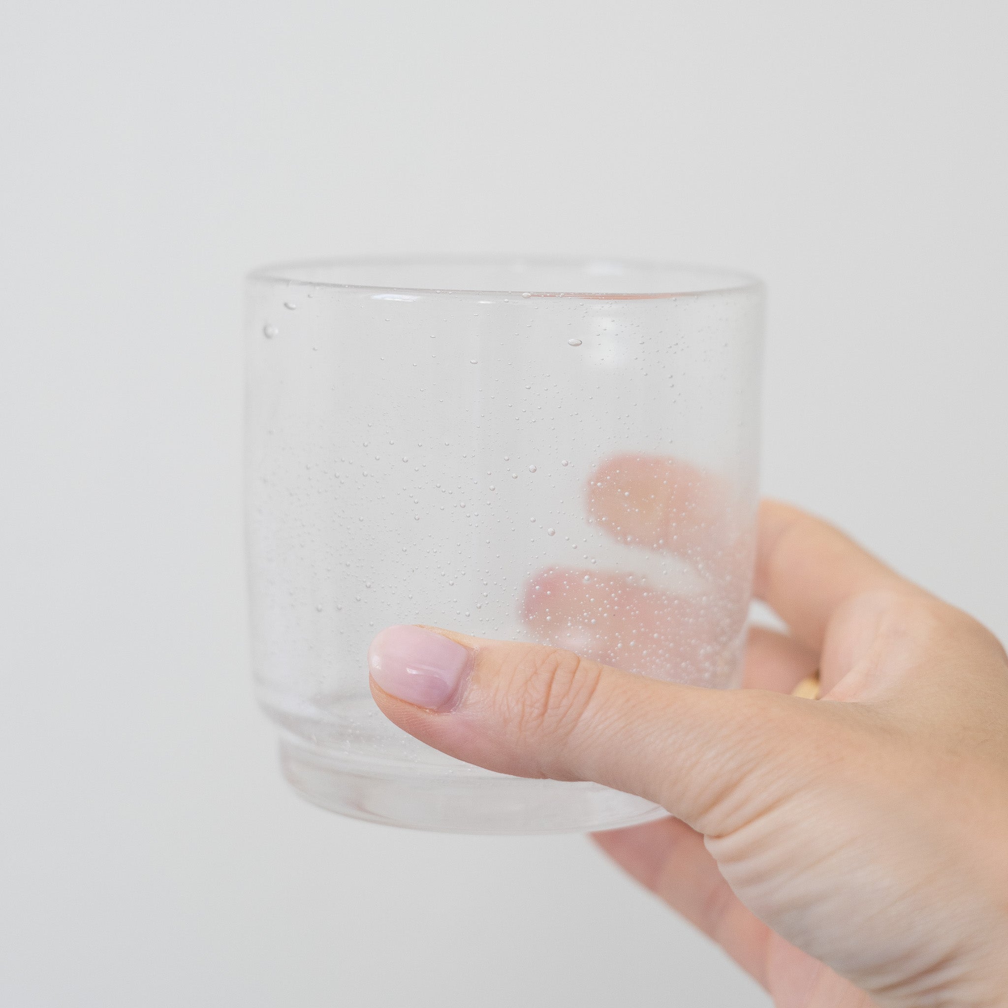 Bubbled Glass Tumblers