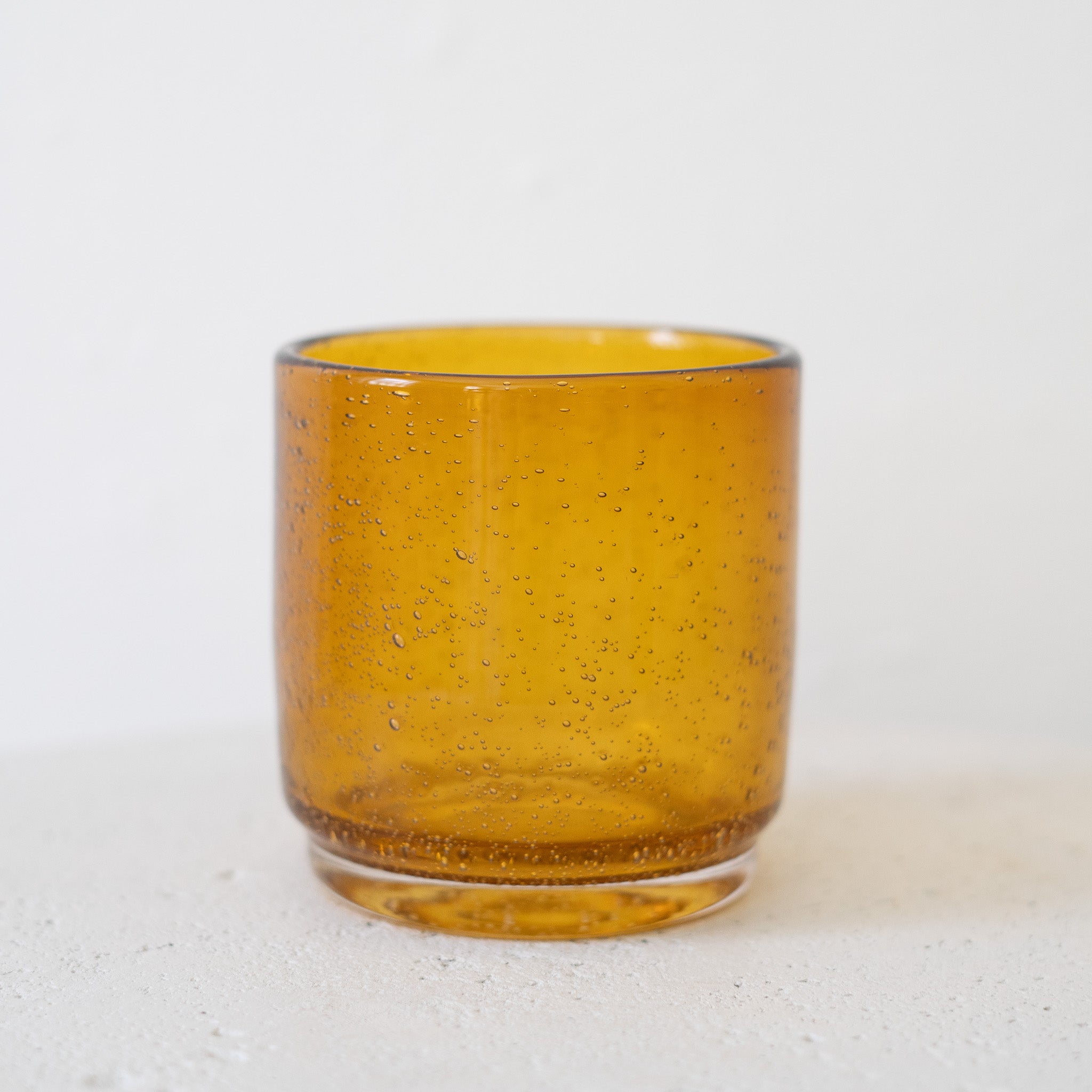 Bubbled Glass Tumblers