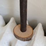 Fluffy Knit Tree on Wood Base