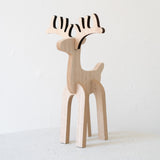 Simple Wooden Reindeer