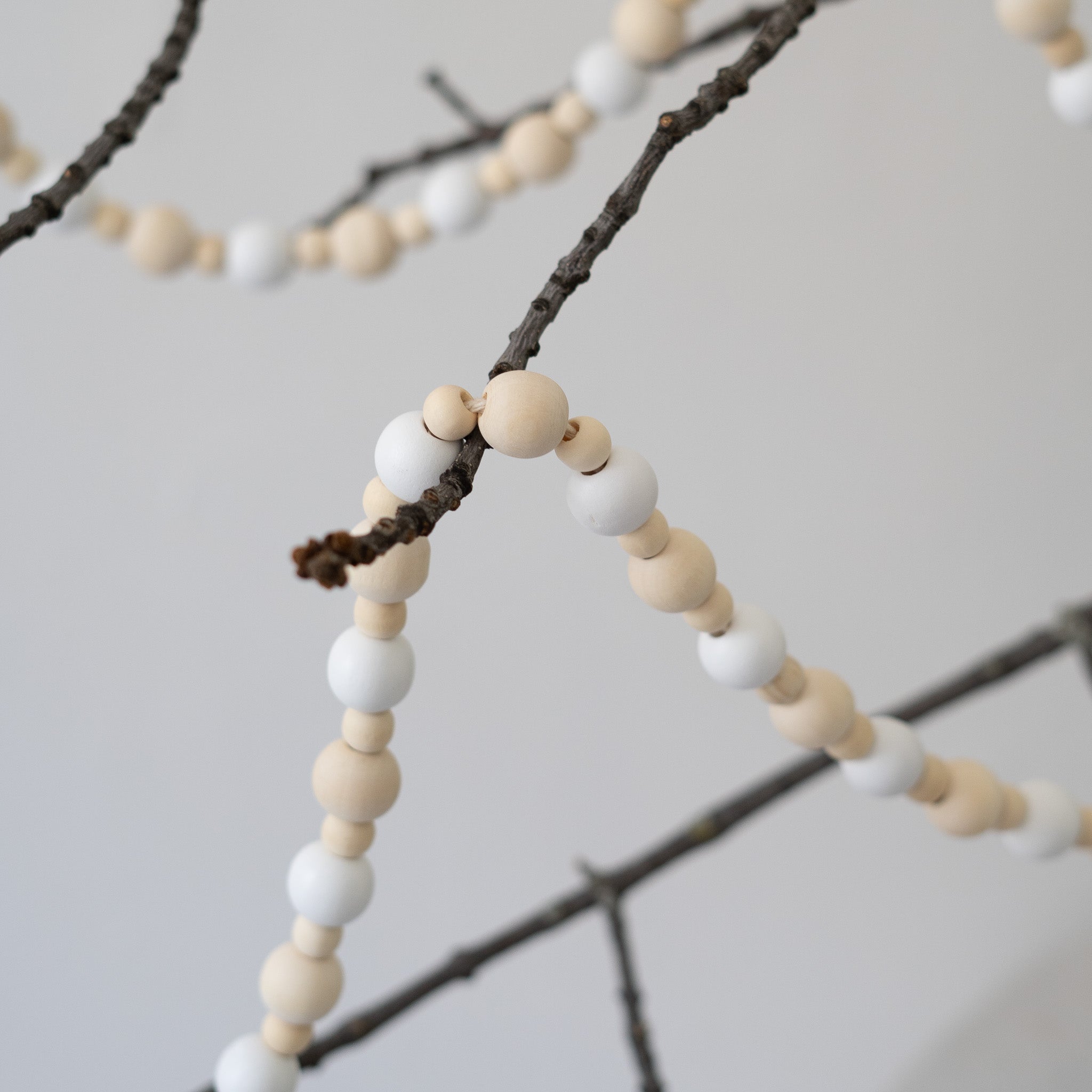 Wood Bead Garland
