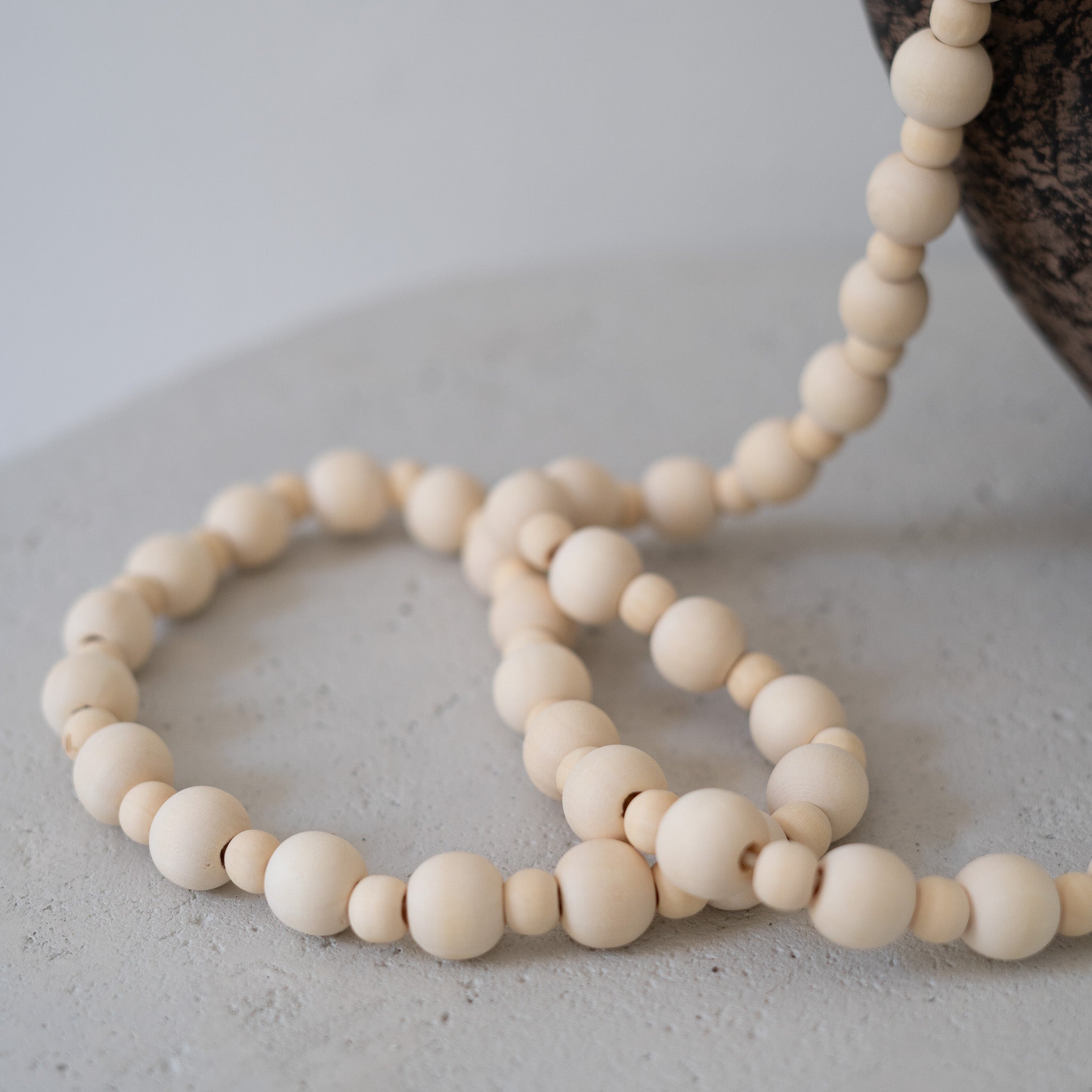 Wood Bead Garland
