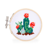 Cactus Mini Cross Stitch Embroidery Kit