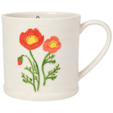 Floral Embossed Mug