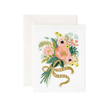 Best Wishes Bouquet Card
