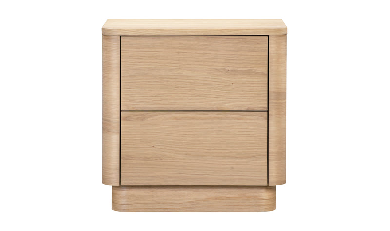 Tall Round Off Nightstand