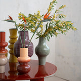 Ombre Enameled Metal Vase