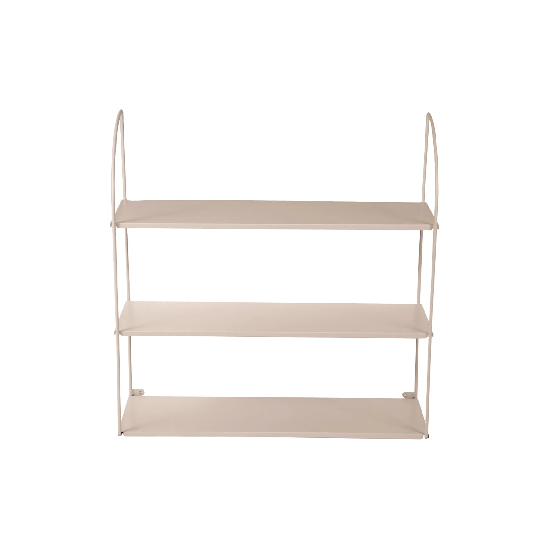 Blush 3-tier Metal Wall Shelf