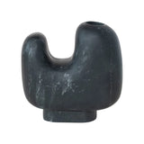 Black Marble Taper Holder