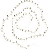 Shiny Silver Mini Jingle Bell Garland