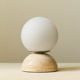 Silée Travertine Table Lamp