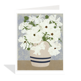 White Florets Card