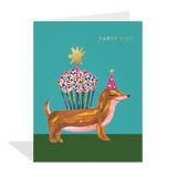 Dachshund Birthday Card