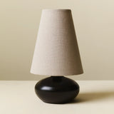 Olivia Linen Burlap Table Lamp