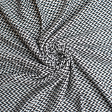 Charcoal & White Cashmere Blanket