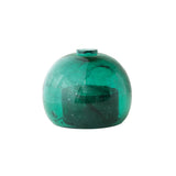 Emerald Glass Cloche Tealight Holder