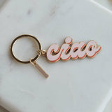 Ciao! Enamel Keychain